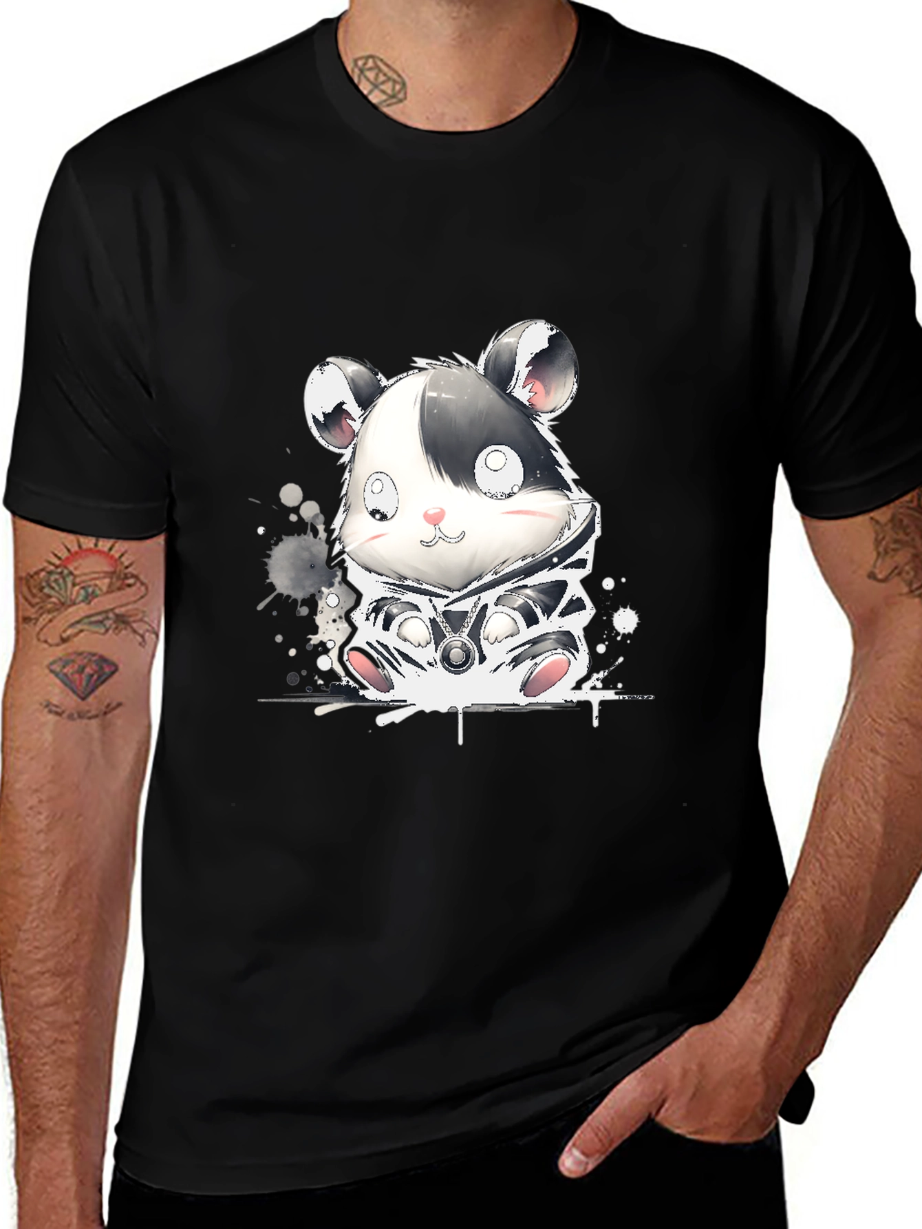 Cute Hamster Graphic T-Shirt