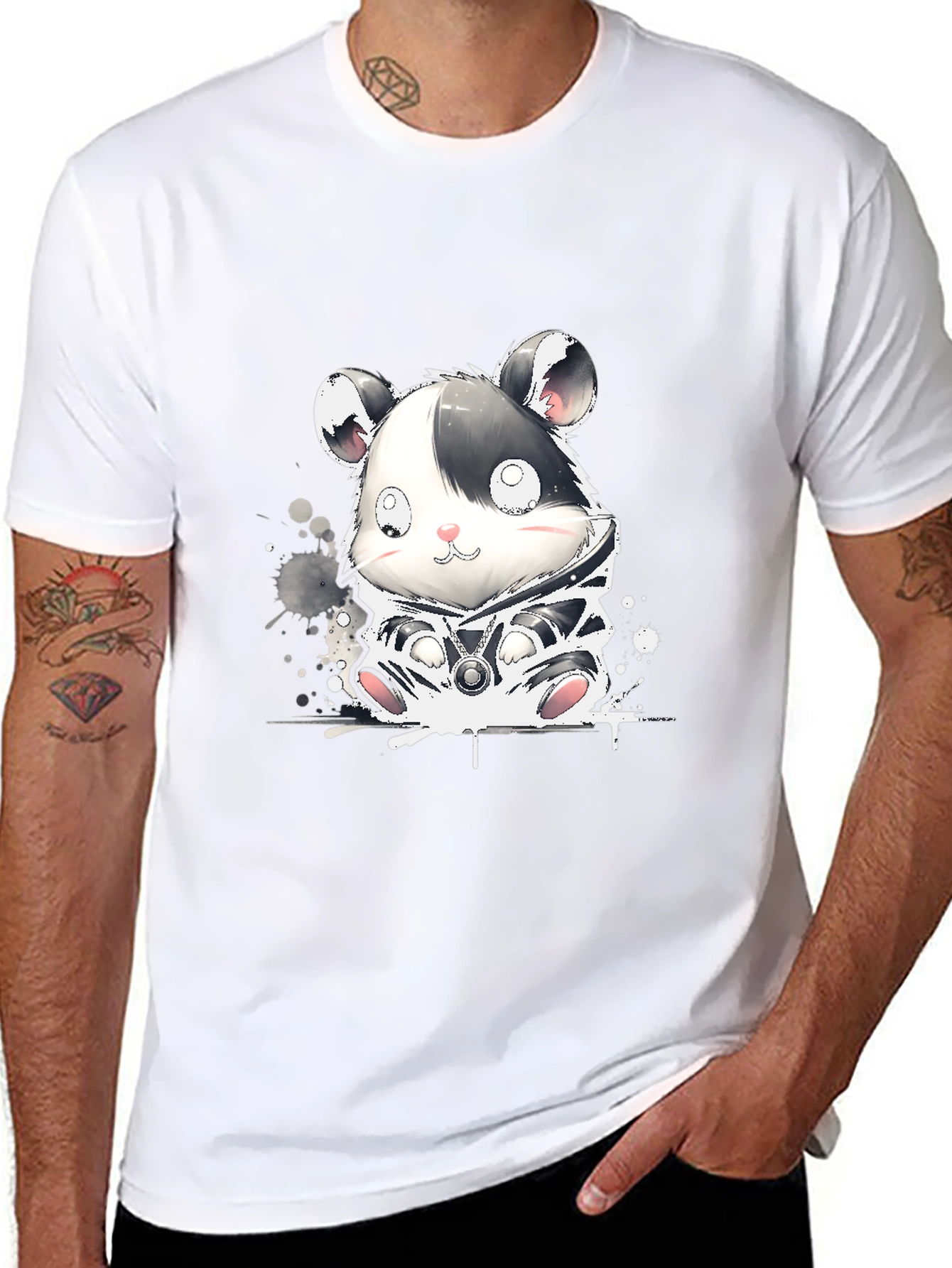 Cute Hamster Graphic T-Shirt