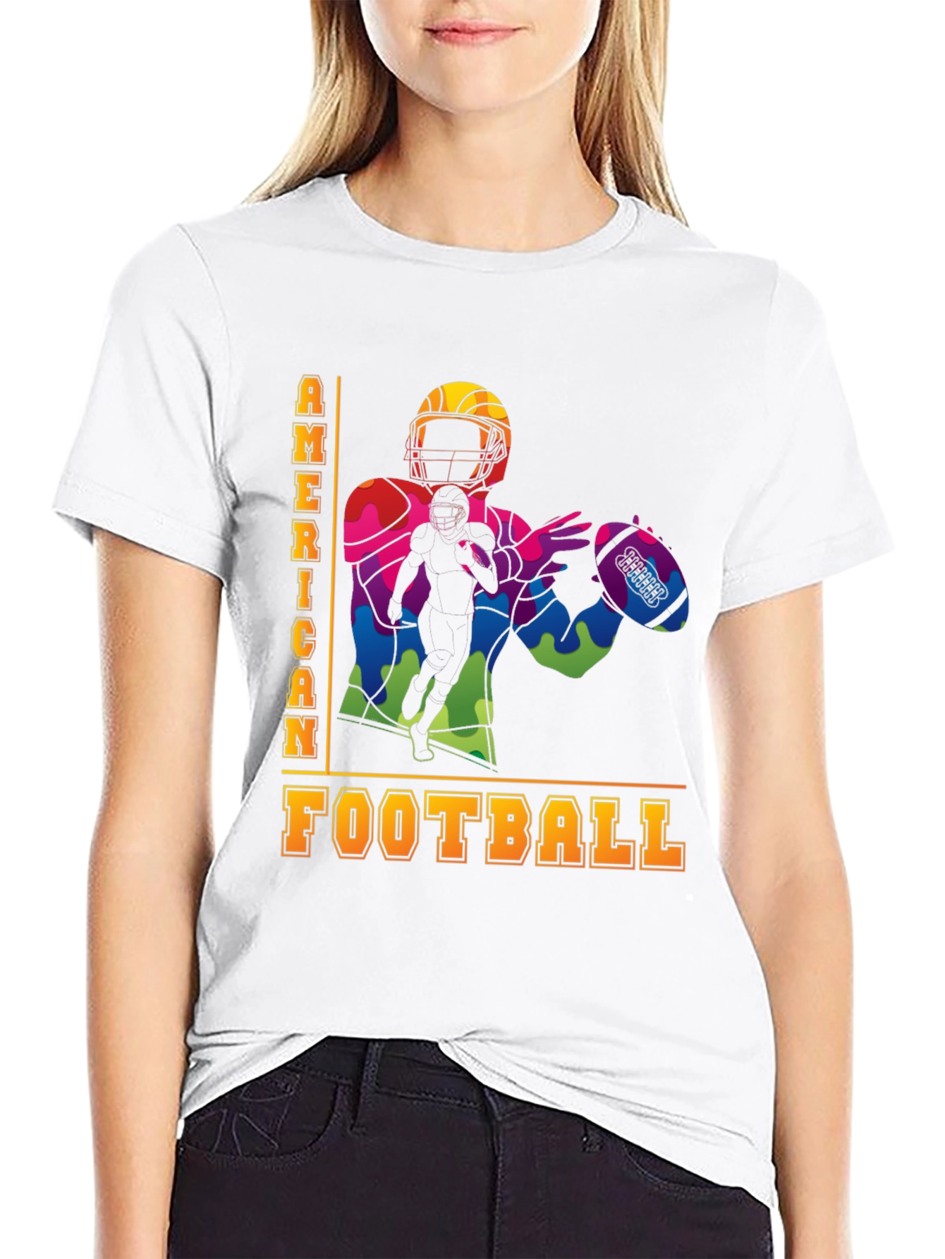 American Football Graphic Tee