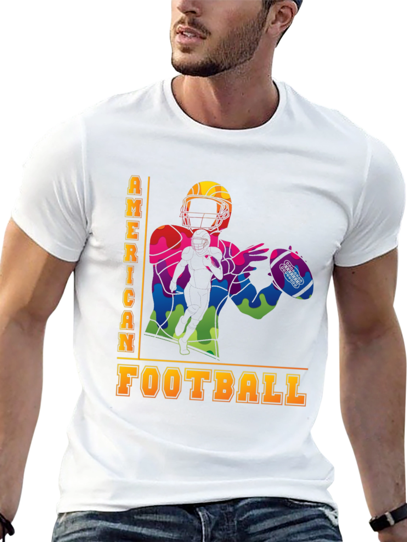 American Football Graphic Tee