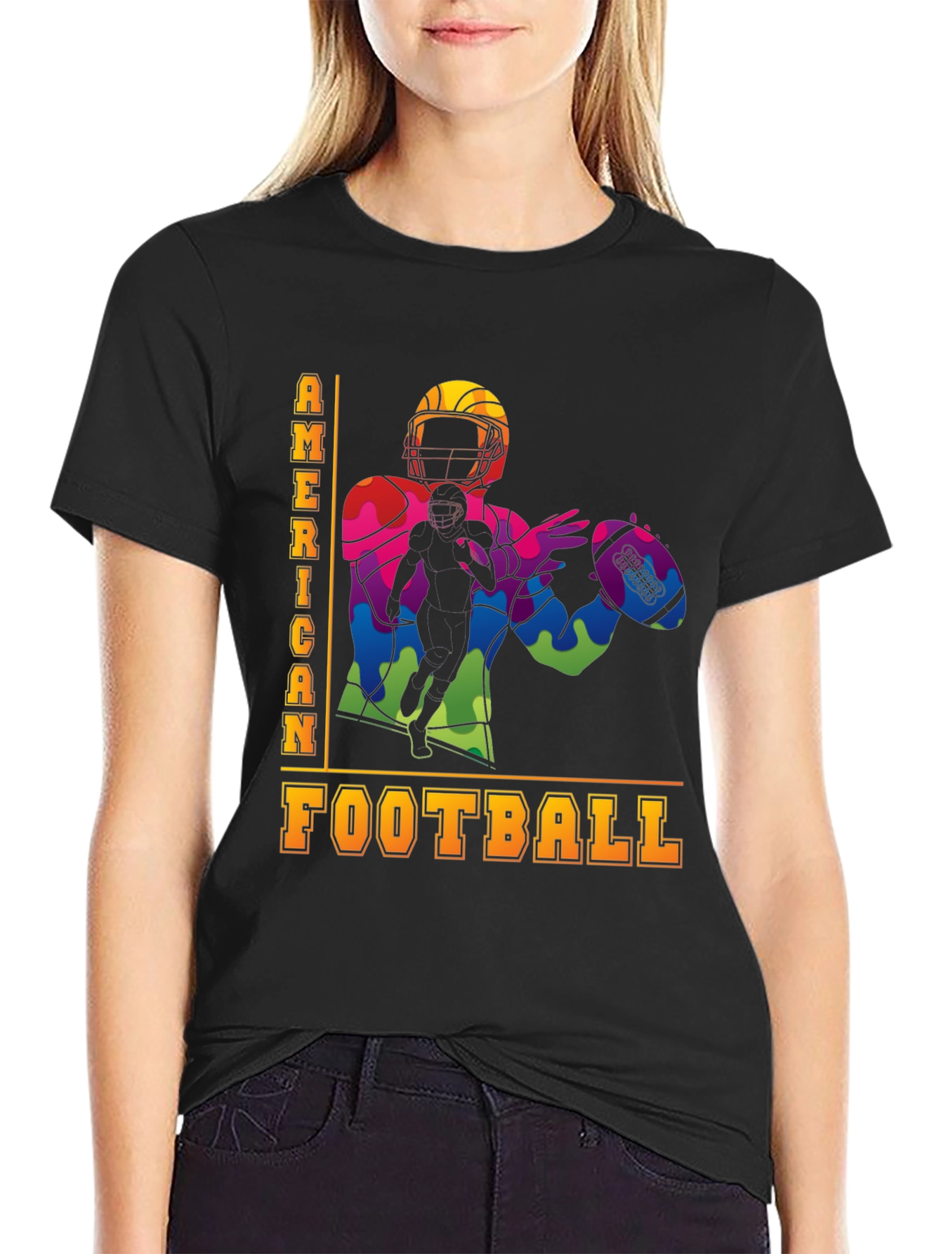 American Football Graphic Tee