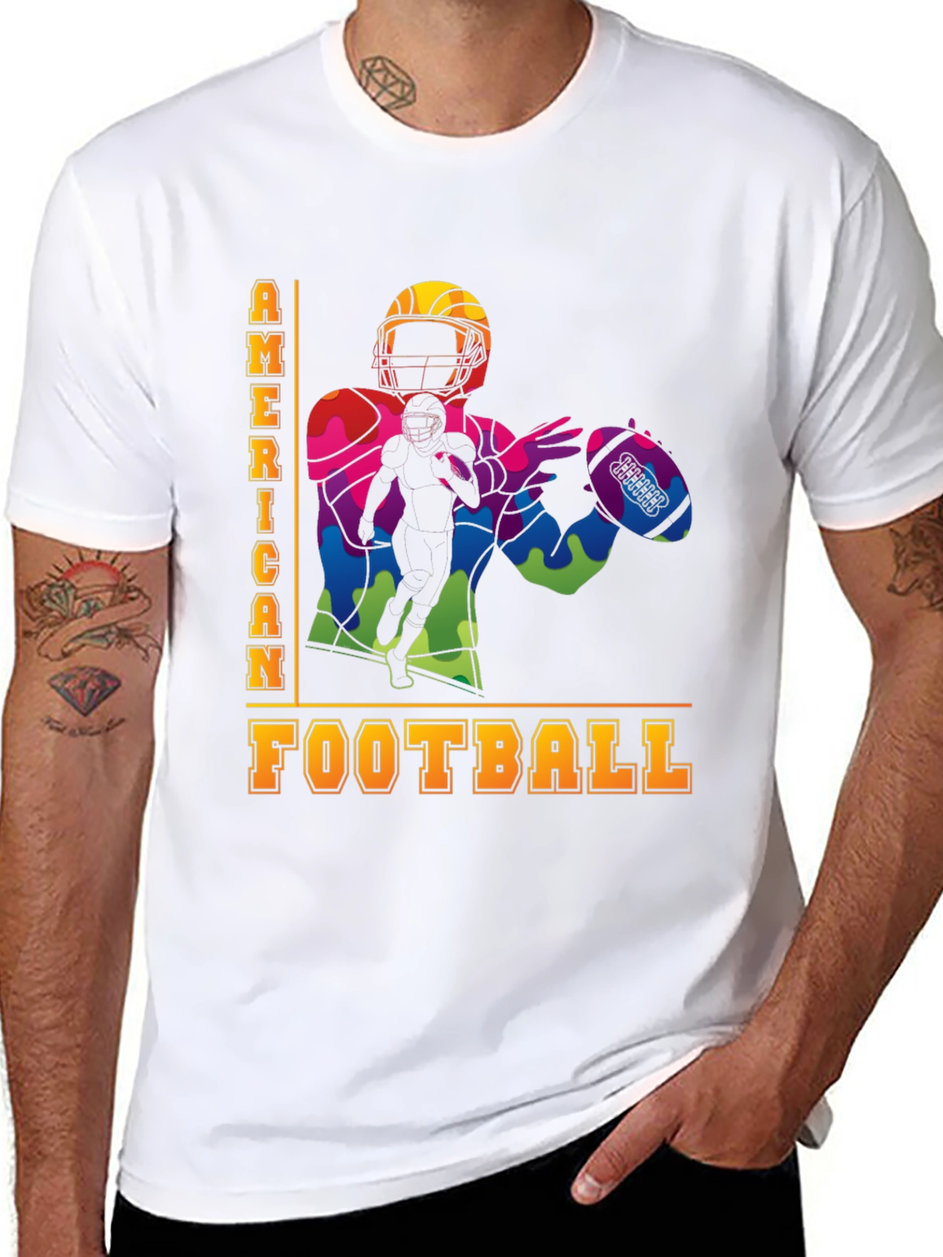 American Football Graphic Tee