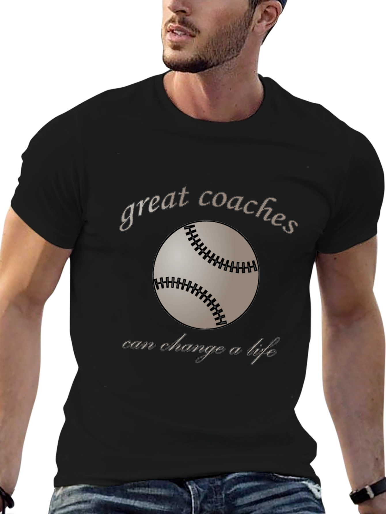 Great Coaches Baseball Graphic T-Shirt