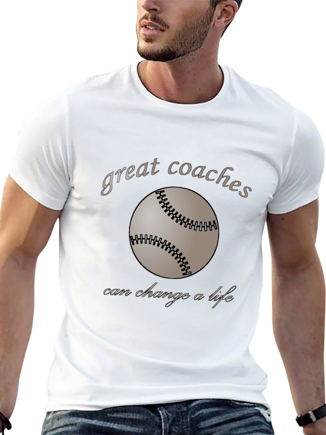 Great Coaches Baseball Graphic T-Shirt