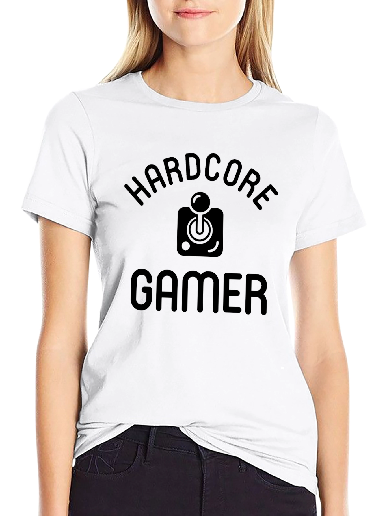 Hardcore Gamer Black T-Shirt