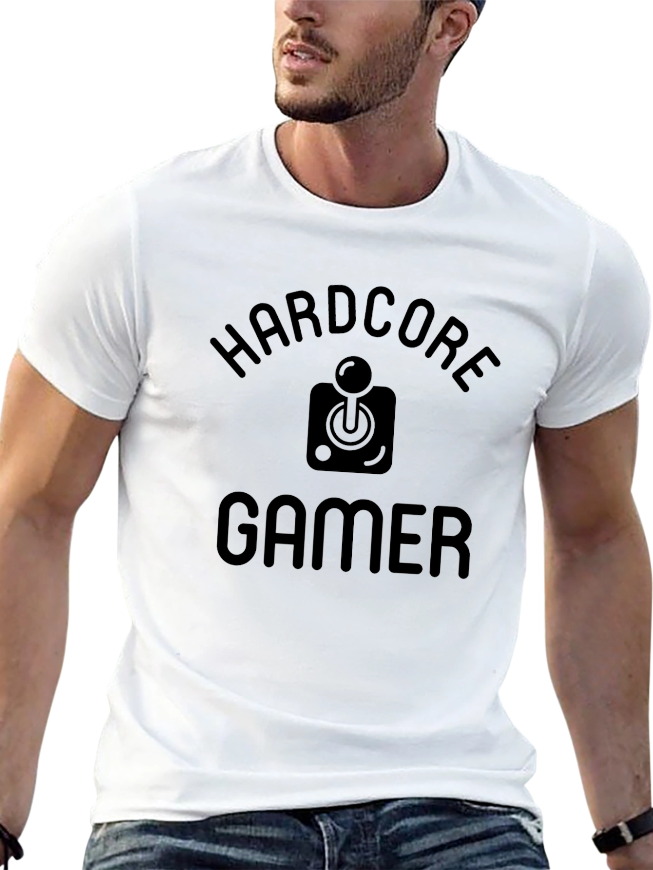 Hardcore Gamer Black T-Shirt