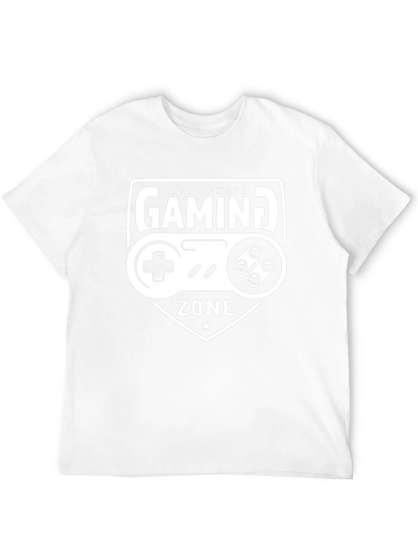 Old School Gaming Zone Black T-Shirt