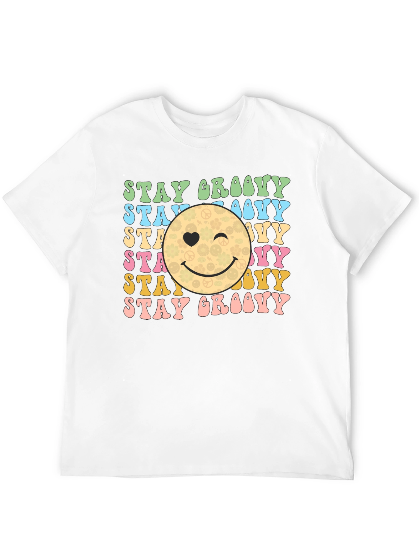 Stay Groovy Retro Graphic T-Shirt