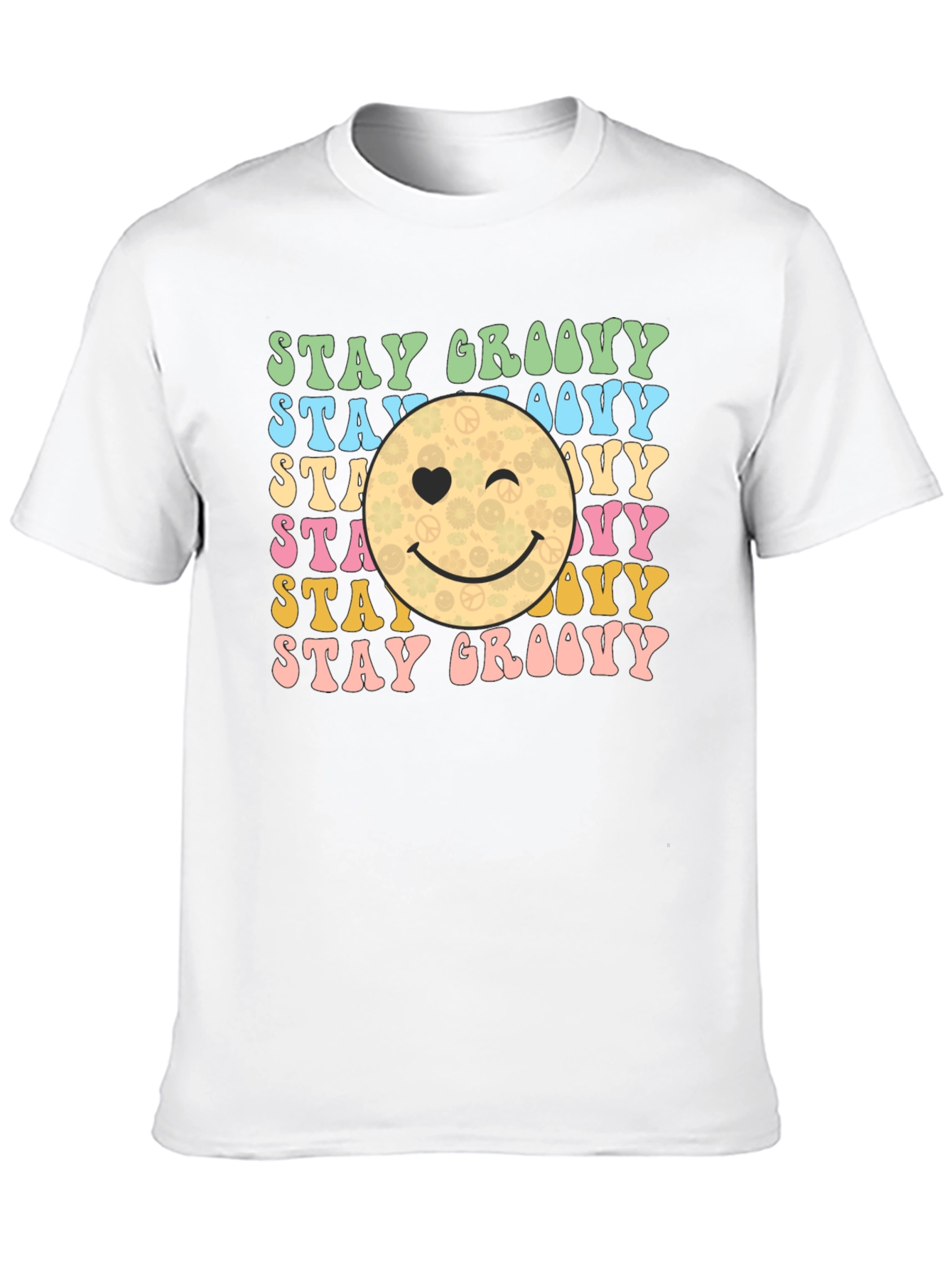 Stay Groovy Retro Graphic T-Shirt