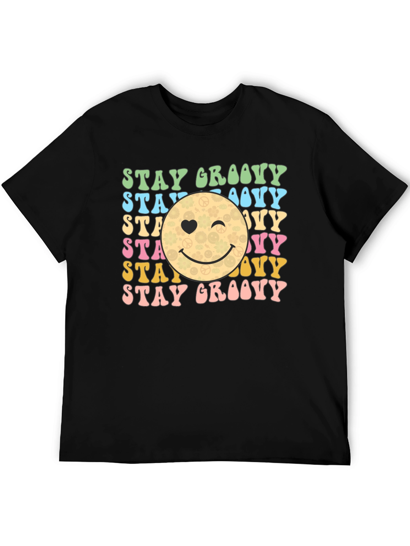 Stay Groovy Retro Graphic T-Shirt