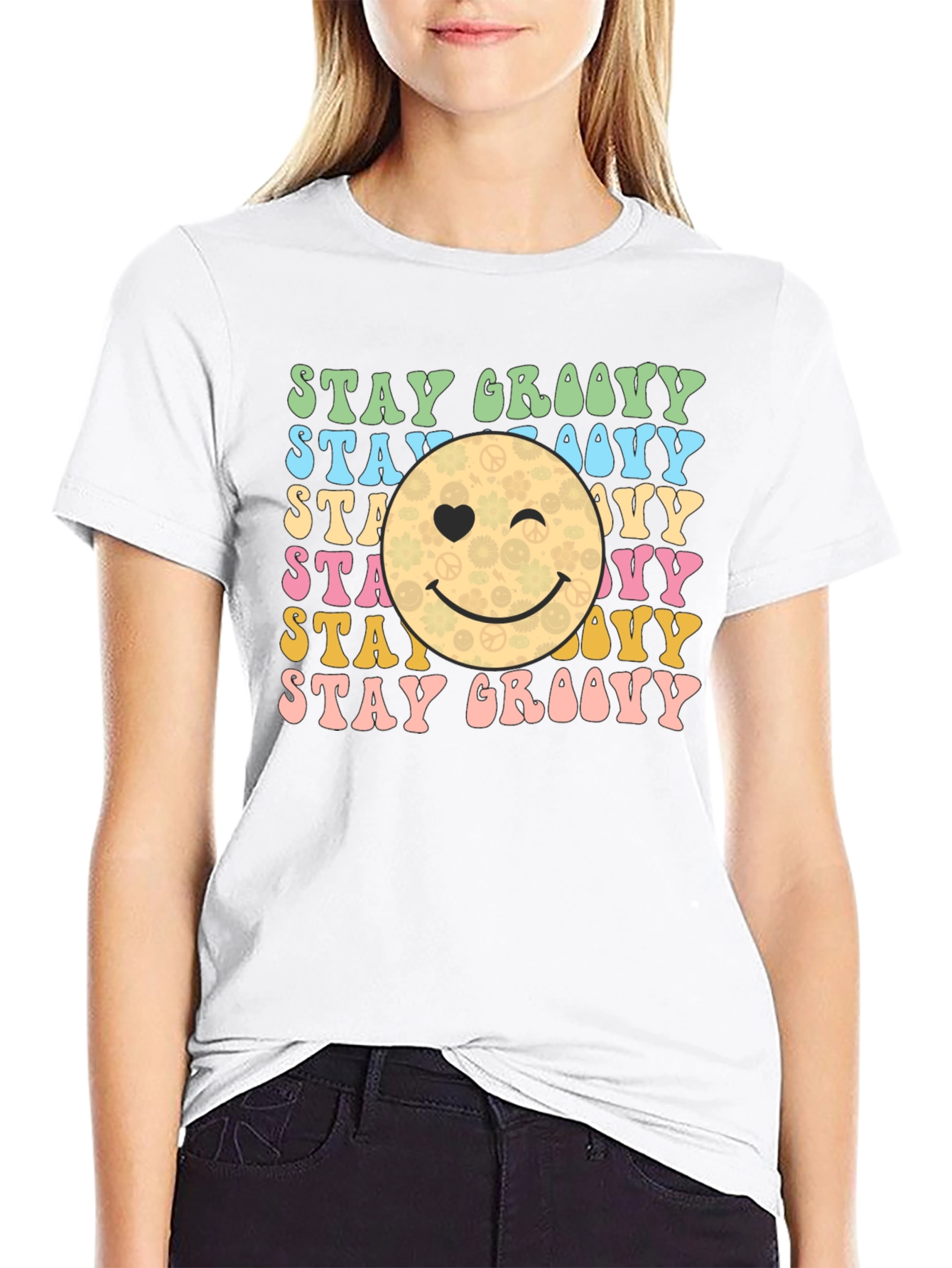 Stay Groovy Retro Graphic T-Shirt