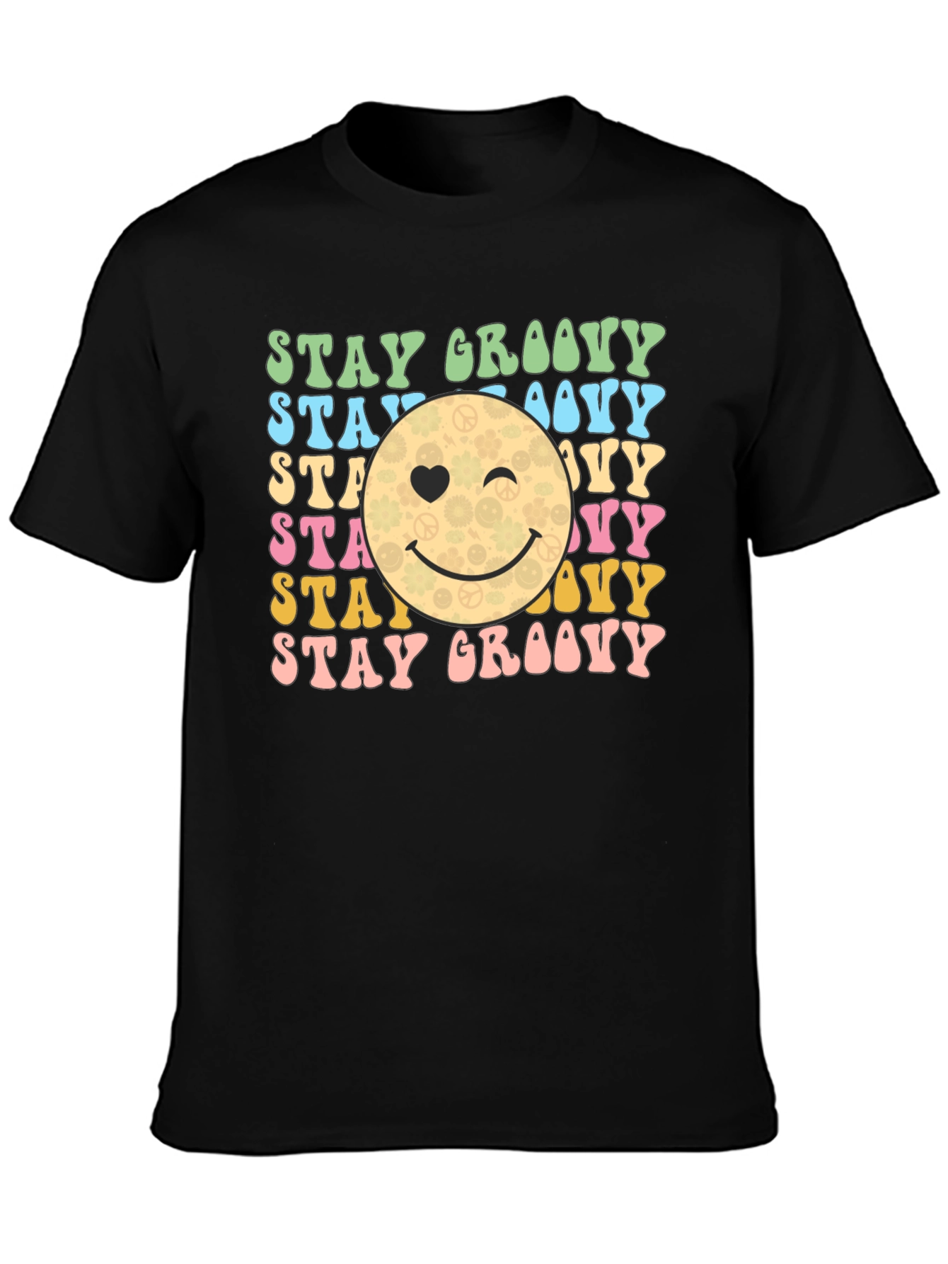 Stay Groovy Retro Graphic T-Shirt