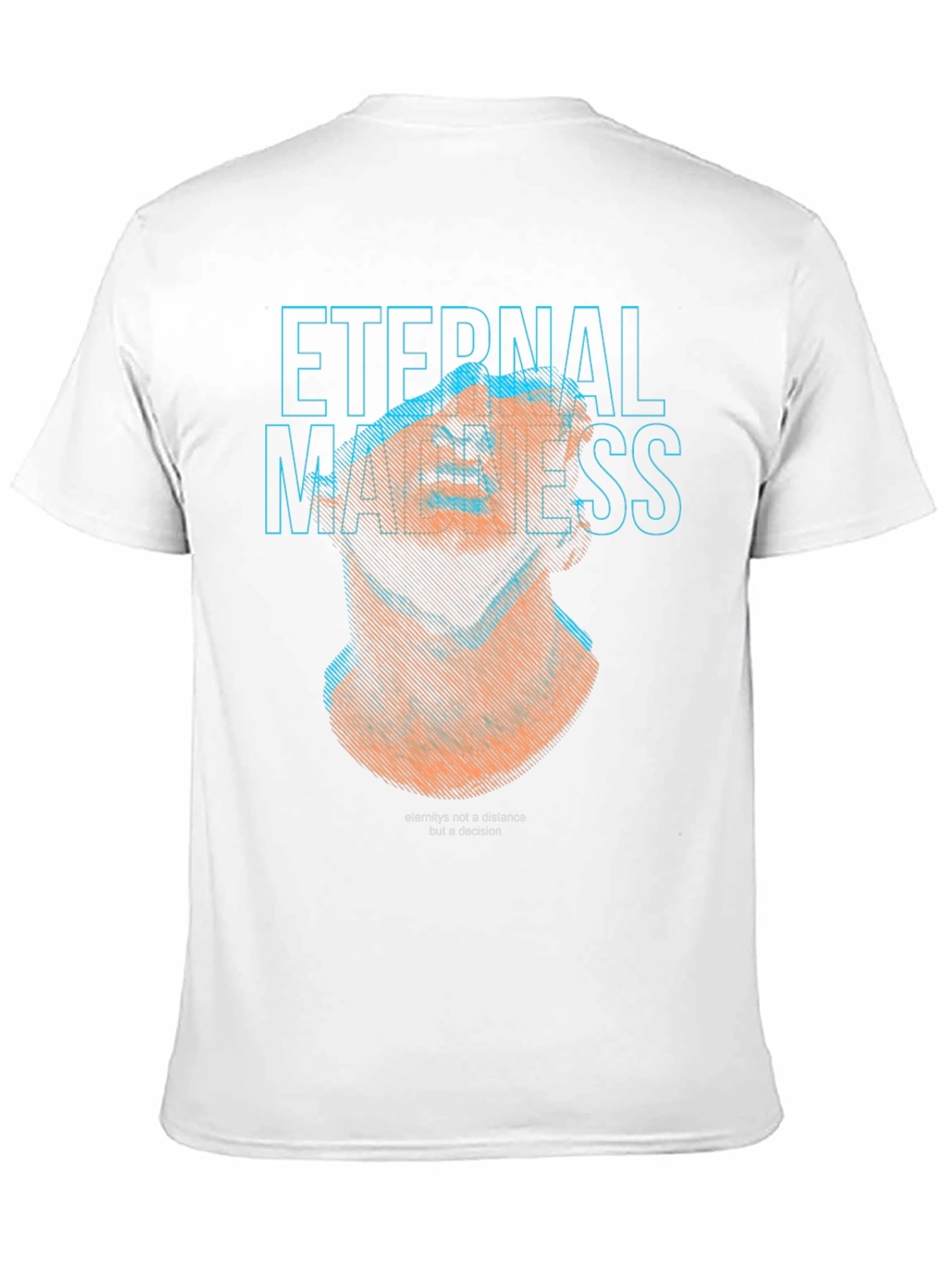 Eternal Madness Graphic Print Black T-Shirt