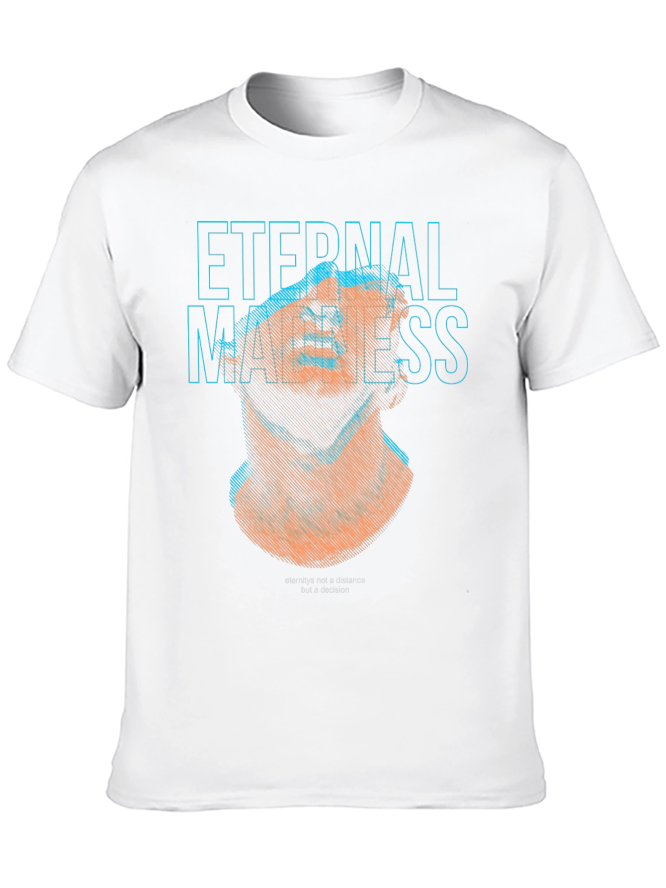 Eternal Madness Graphic Print Black T-Shirt