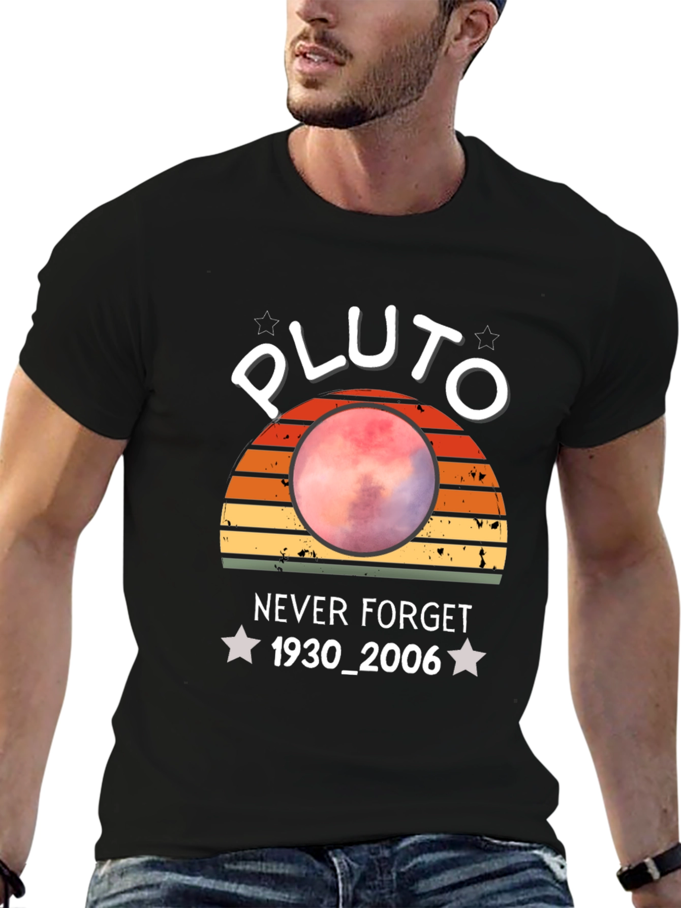 Retro Pluto Never Forget T-Shirt