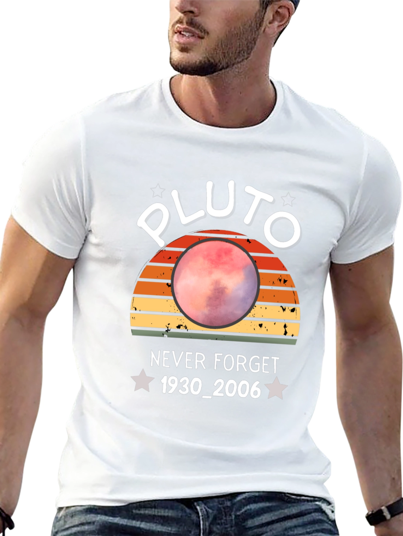 Retro Pluto Never Forget T-Shirt