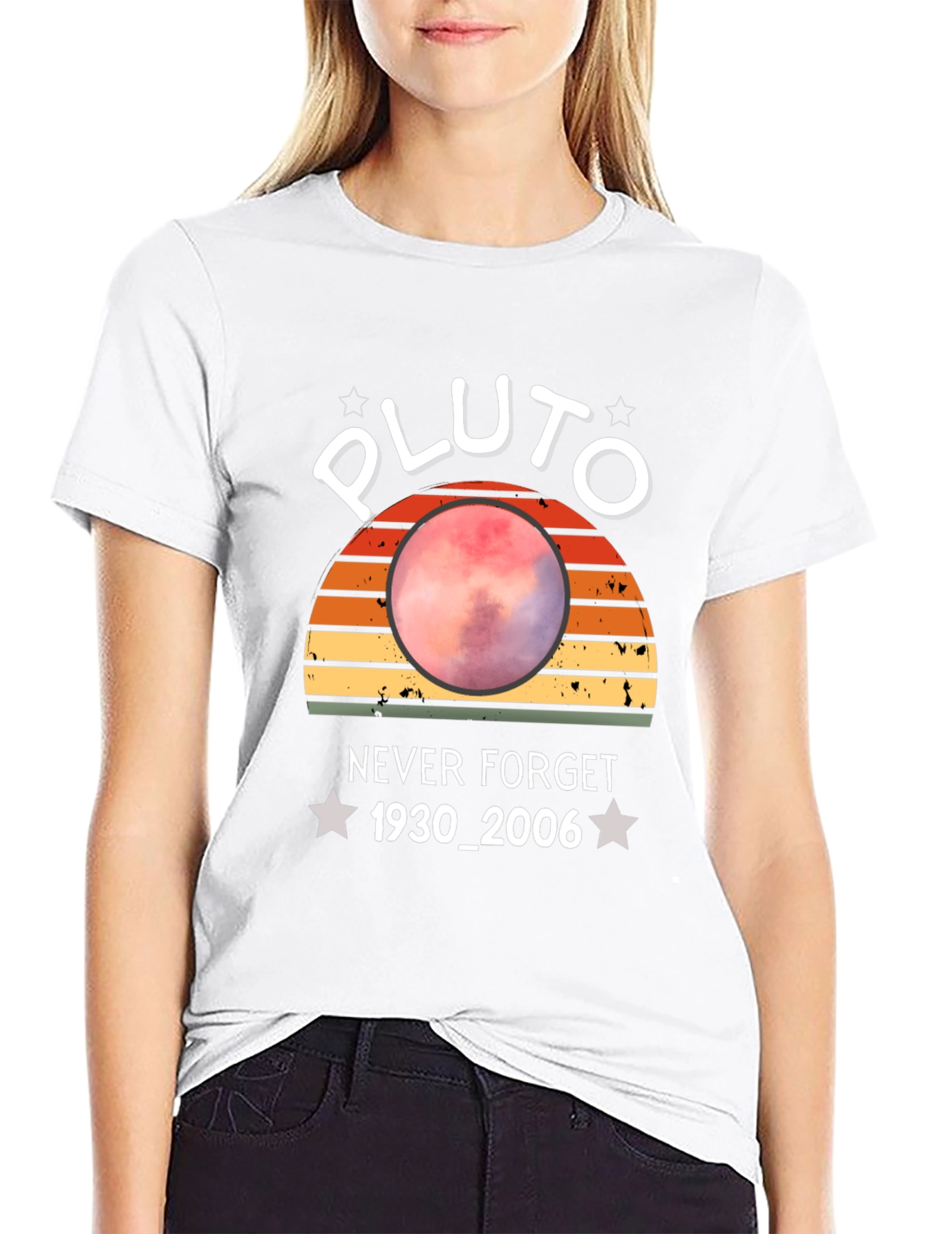 Retro Pluto Never Forget T-Shirt