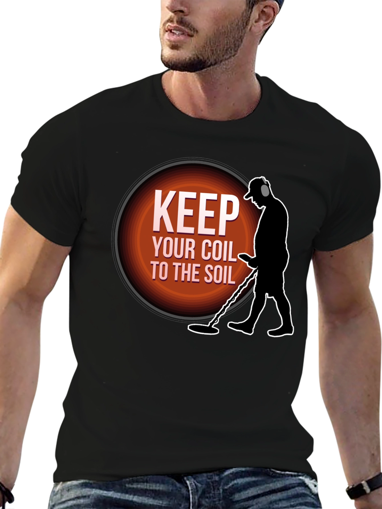 Keep Your Coil To The Soil Metal Detecting T-Shirt