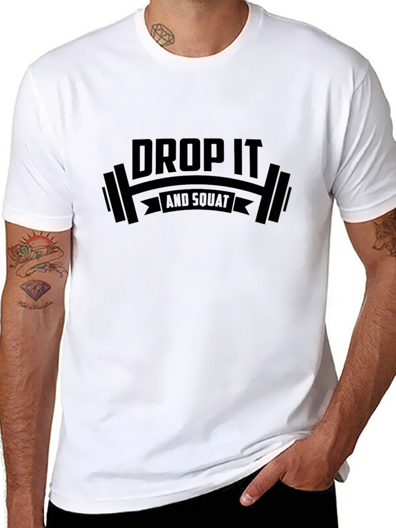 Drop It And Squat Black T-Shirt