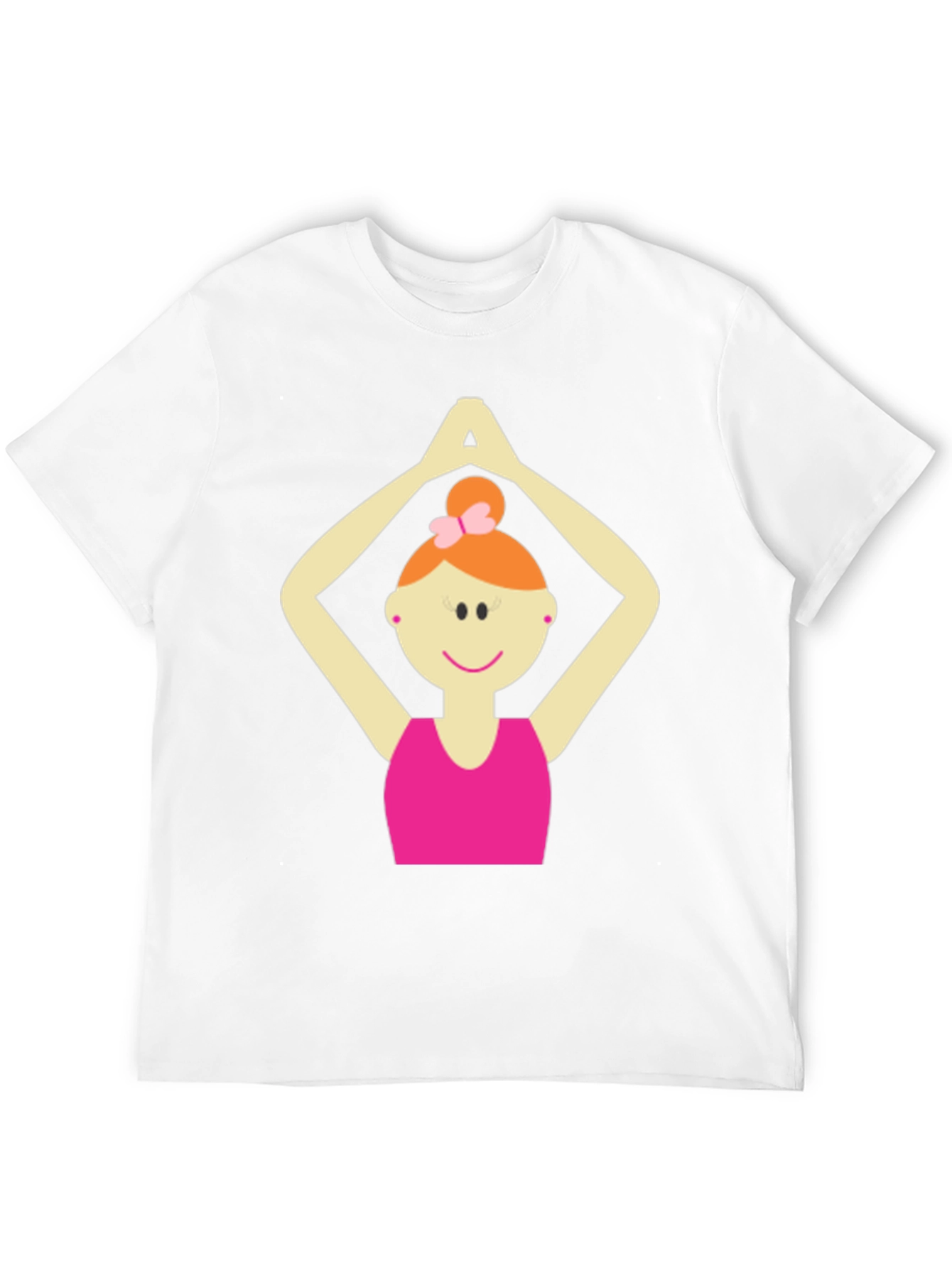 Yoga Girl Graphic Black T-Shirt