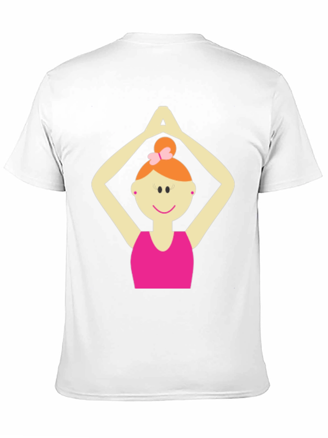 Yoga Girl Graphic Black T-Shirt