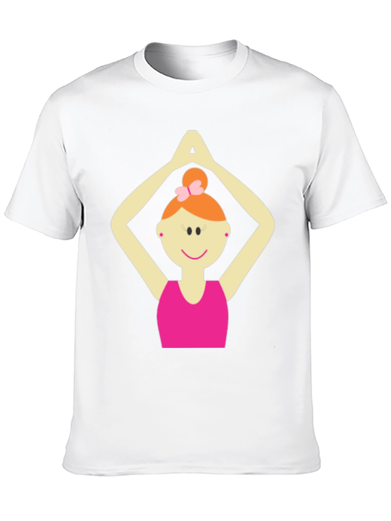 Yoga Girl Graphic Black T-Shirt