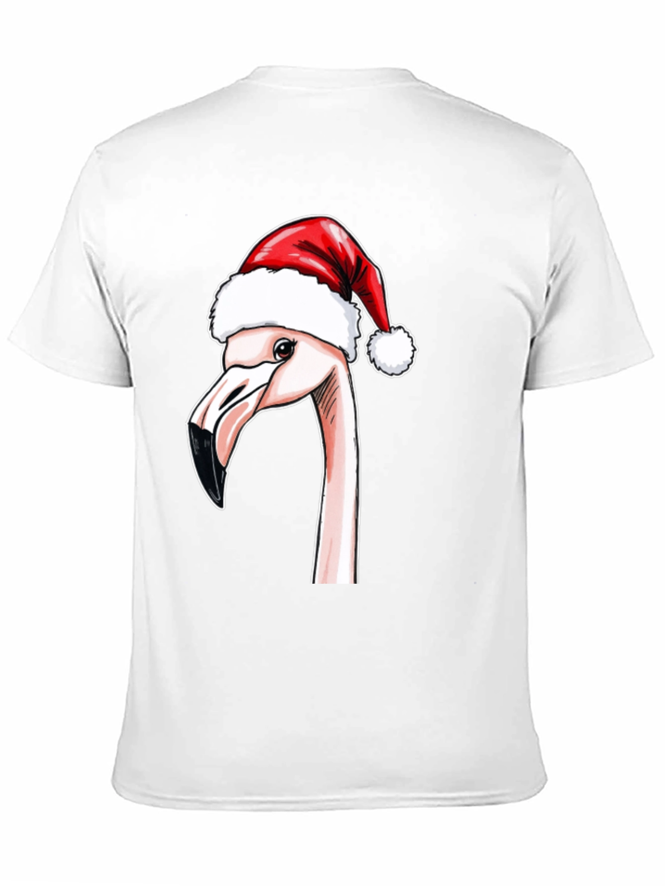 Festive Flamingo T-Shirt - Holiday Cheer