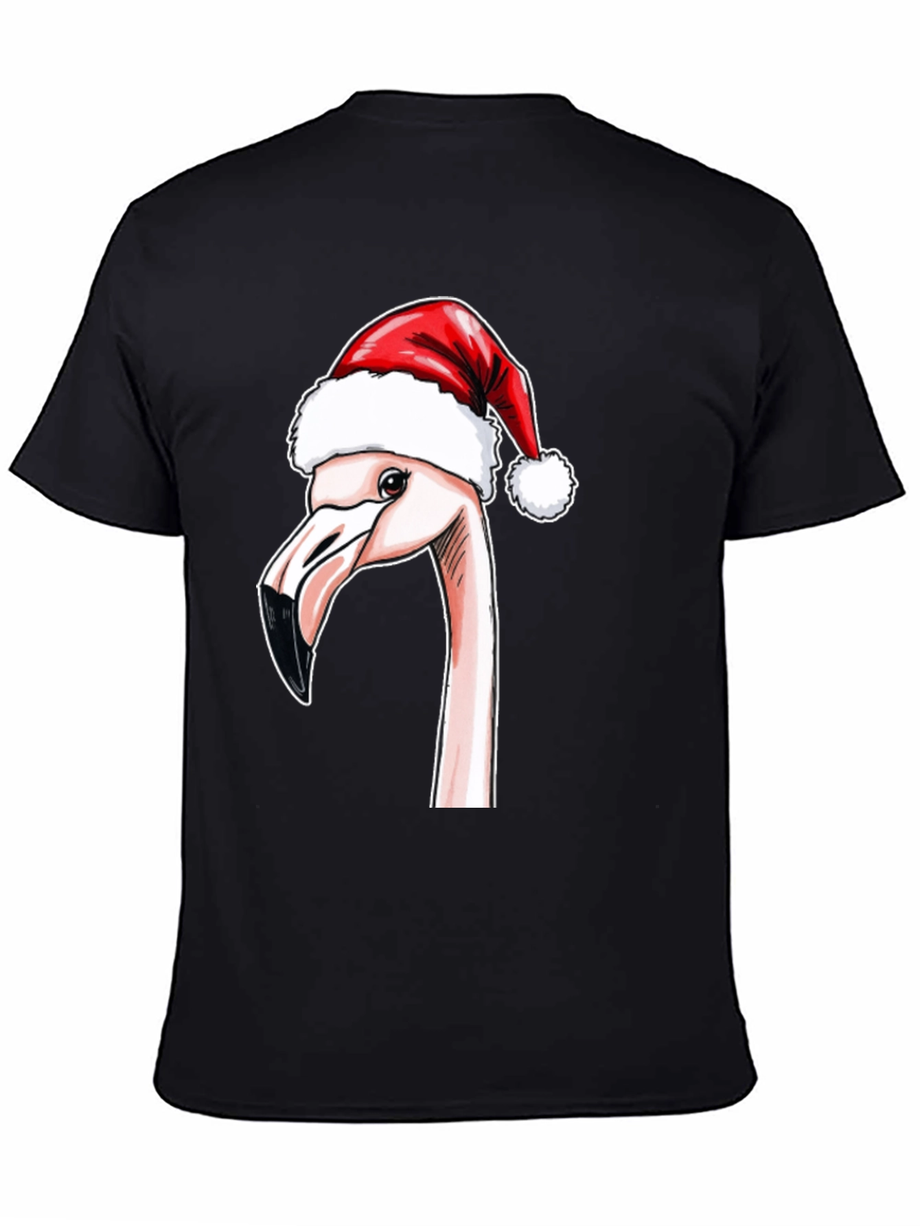 Festive Flamingo T-Shirt - Holiday Cheer