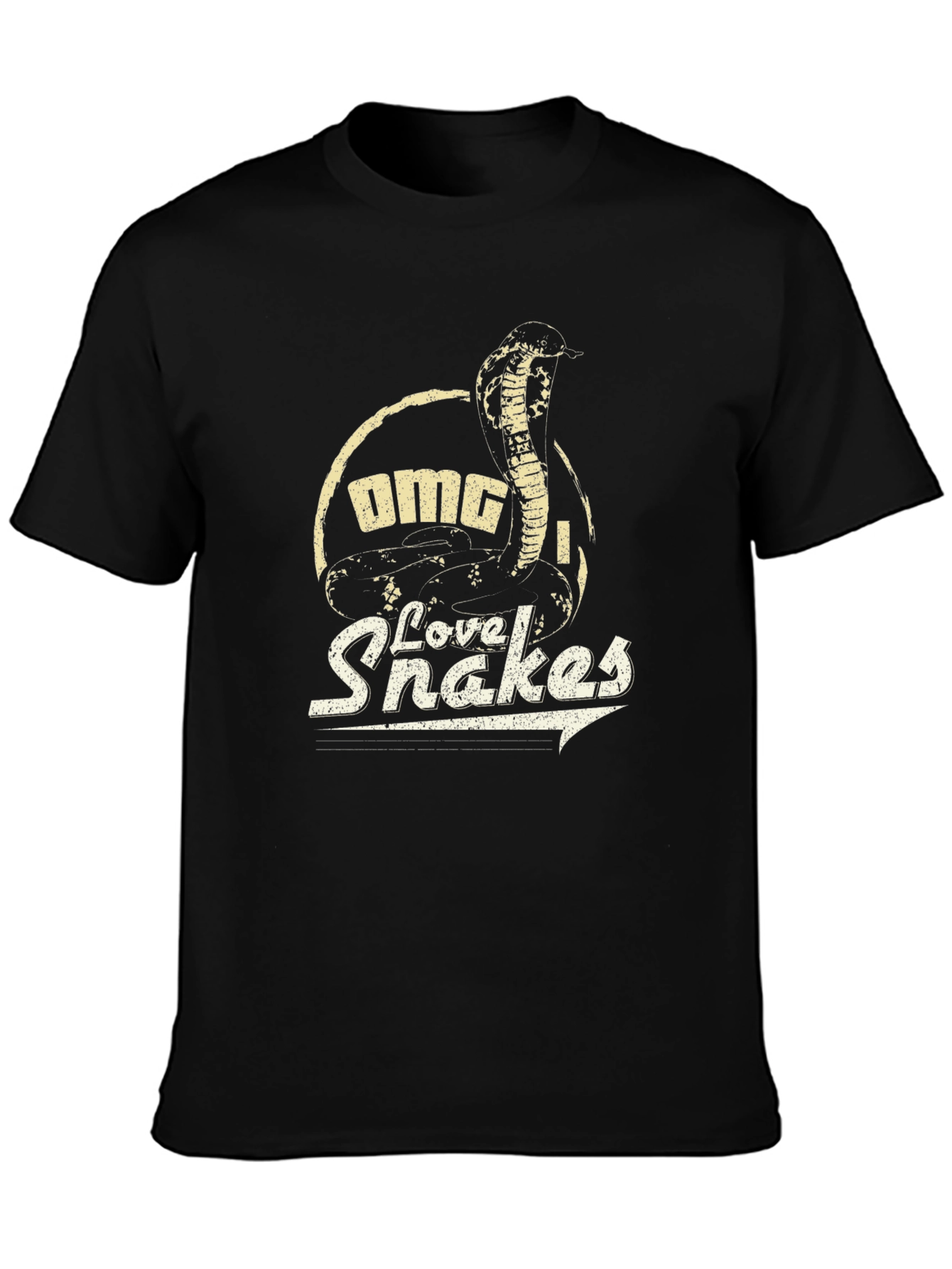 OMG I Love Snakes T-Shirt - Cobra Graphic Tee