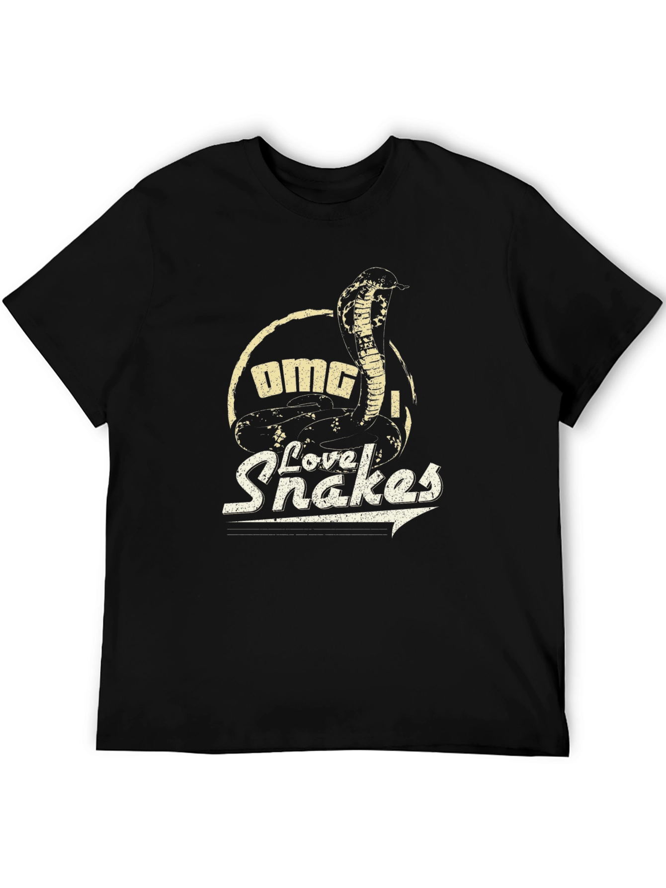 OMG I Love Snakes T-Shirt - Cobra Graphic Tee