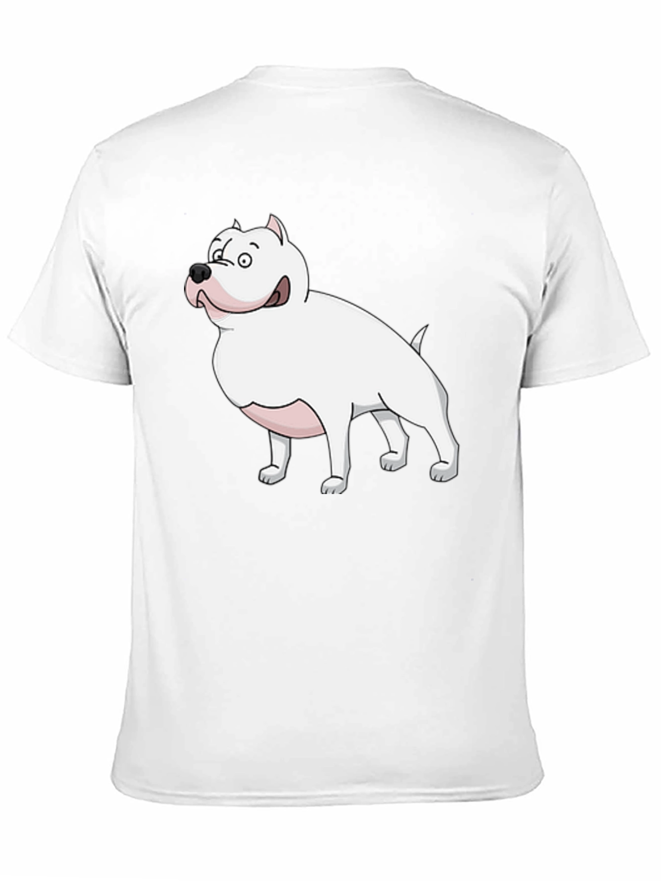 Cartoon Dog Graphic Tee - Mens Black T-Shirt