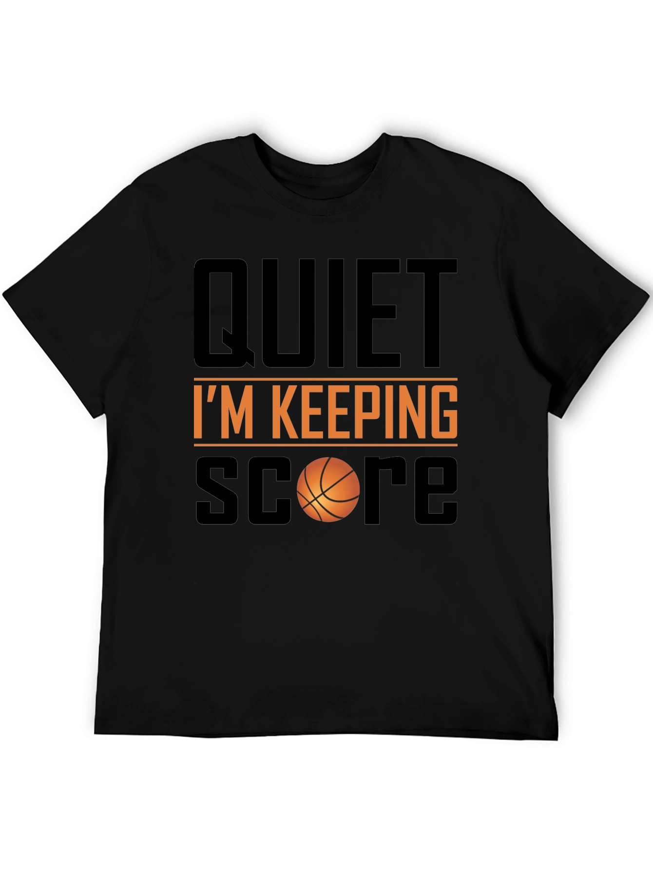 Quiet Im Keeping Score Basketball T-Shirt