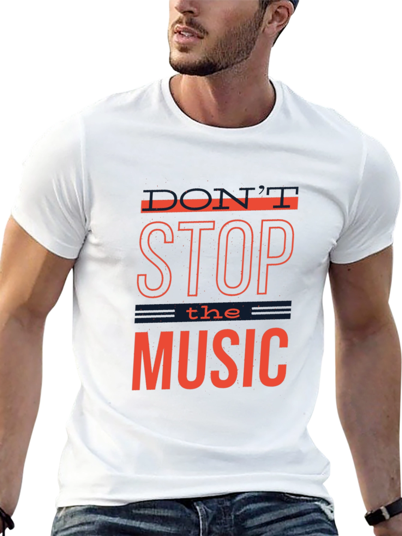 Dont Stop the Music Graphic T-Shirt