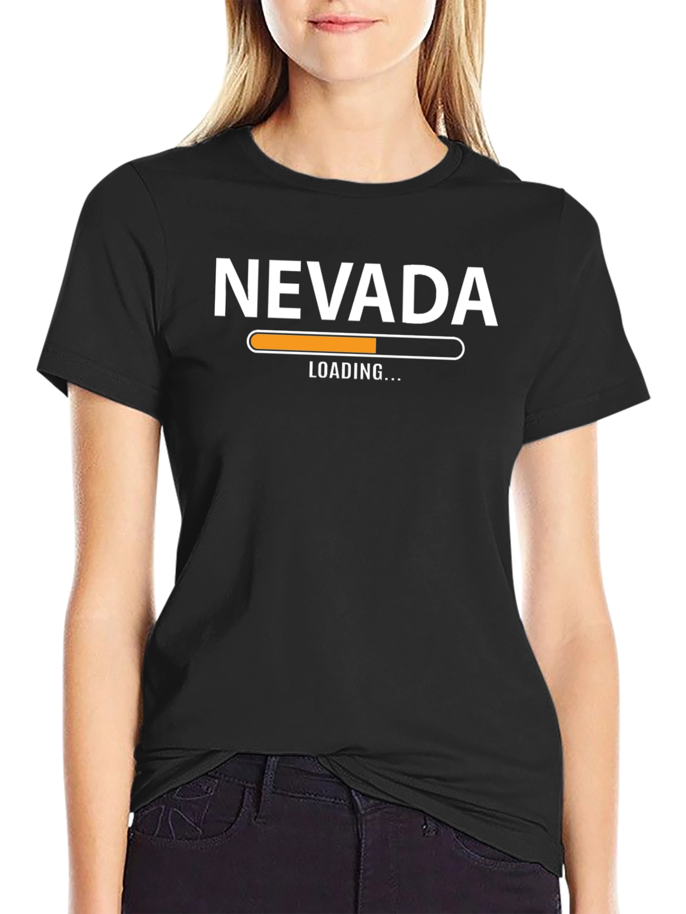 Nevada Loading T-Shirt - Black Graphic Tee