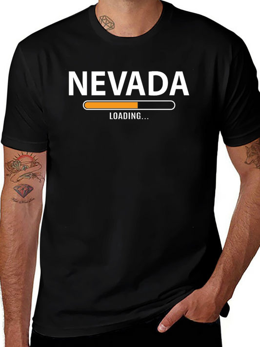 Nevada Loading T-Shirt - Black Graphic Tee