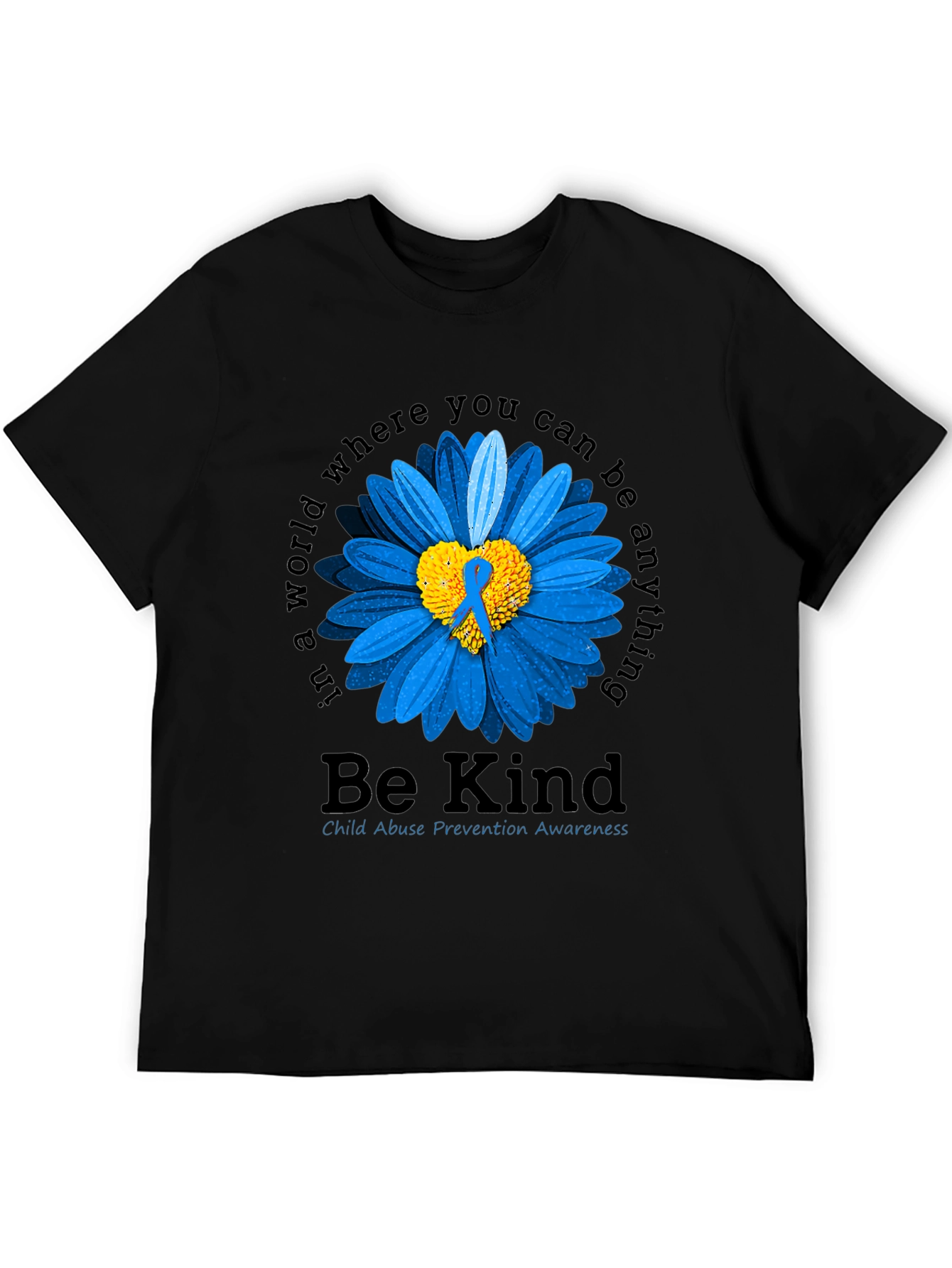 Be Kind Child Abuse Prevention Awareness T-Shirt