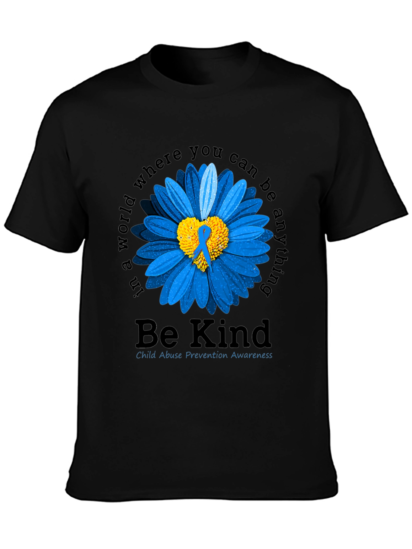 Be Kind Child Abuse Prevention Awareness T-Shirt