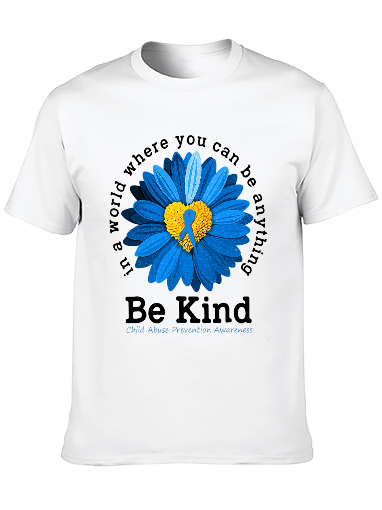 Be Kind Child Abuse Prevention Awareness T-Shirt