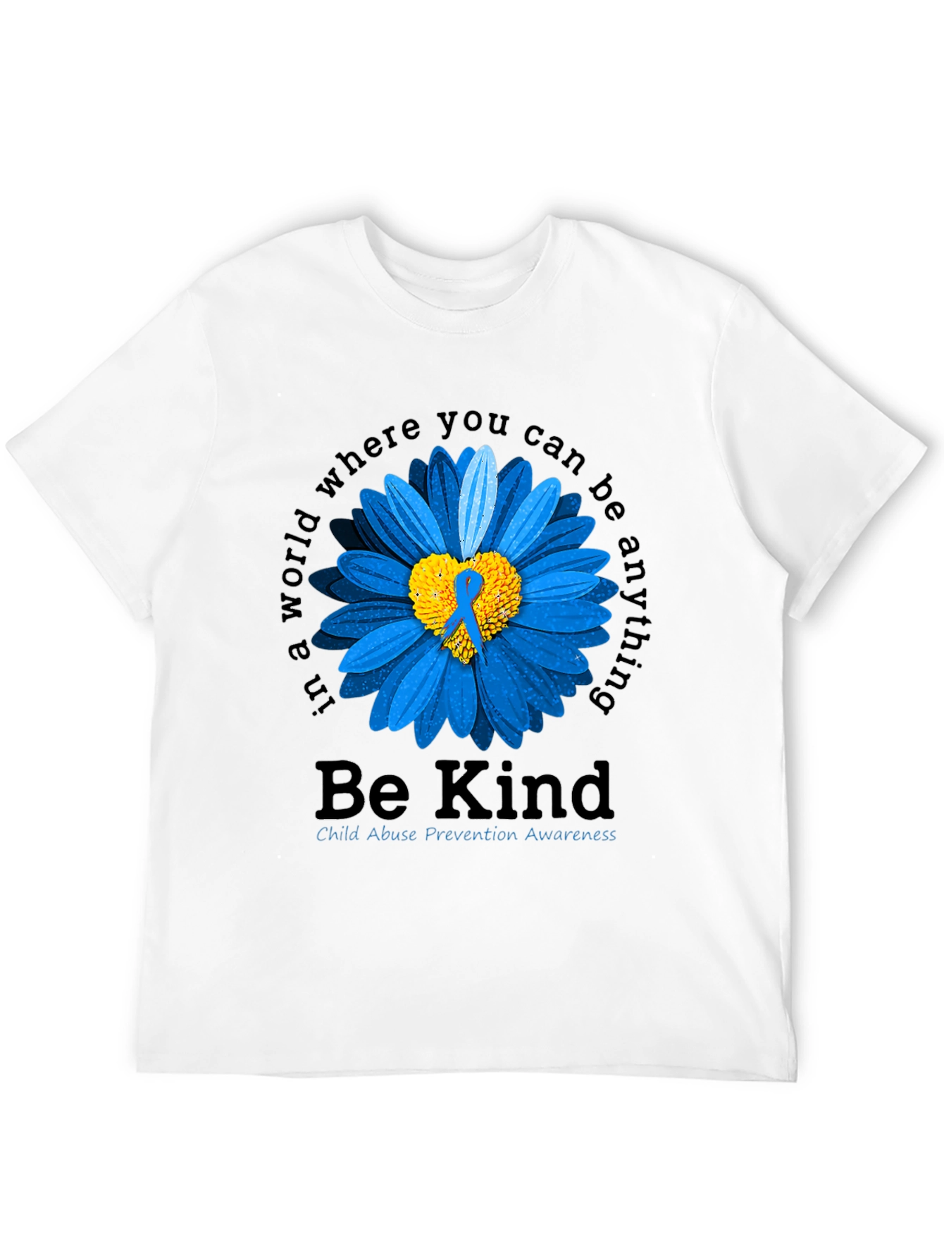 Be Kind Child Abuse Prevention Awareness T-Shirt