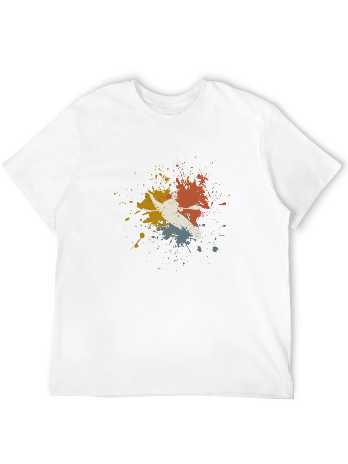 Kayaking Splatter T-Shirt - Unique Design