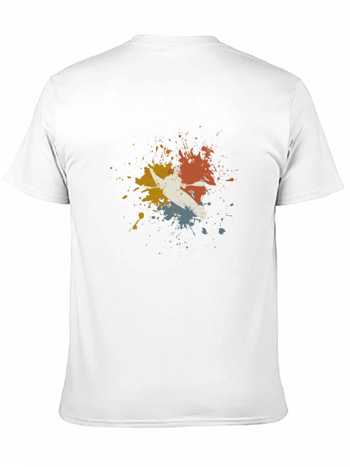 Kayaking Splatter T-Shirt - Unique Design