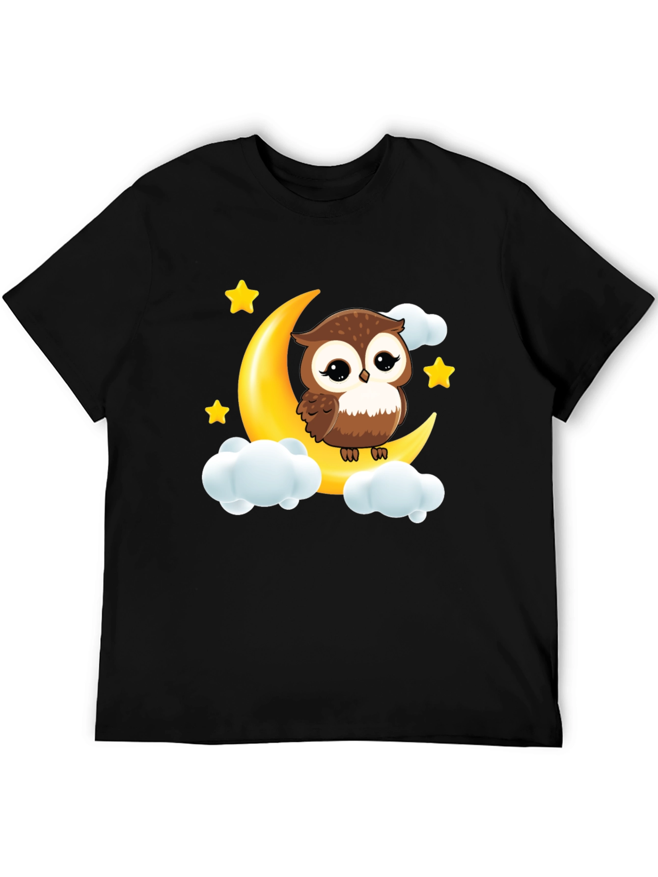 Owl on Moon Graphic Tee