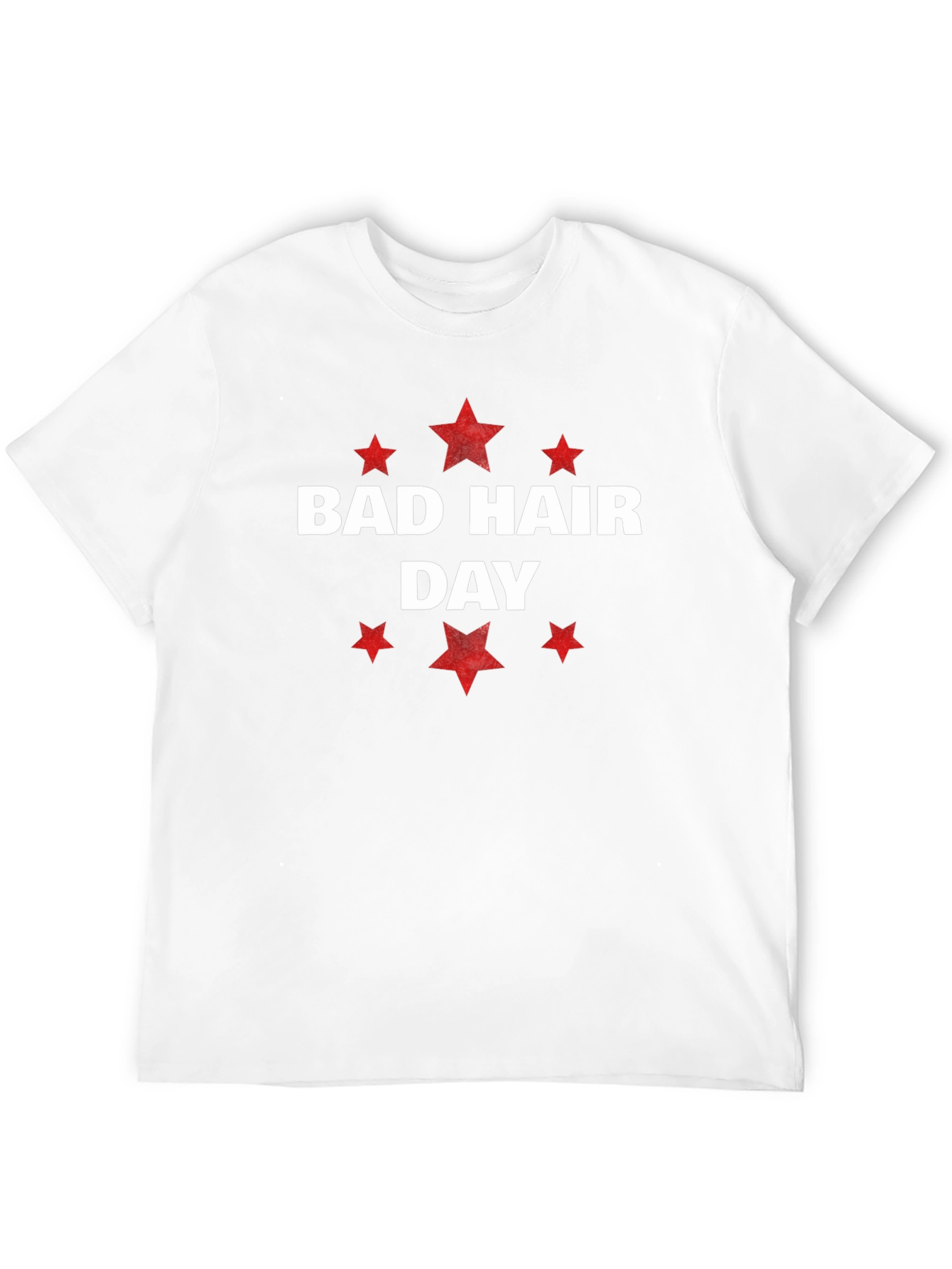 Bad Hair Day Graphic Tee - Unisex Cotton T-Shirt