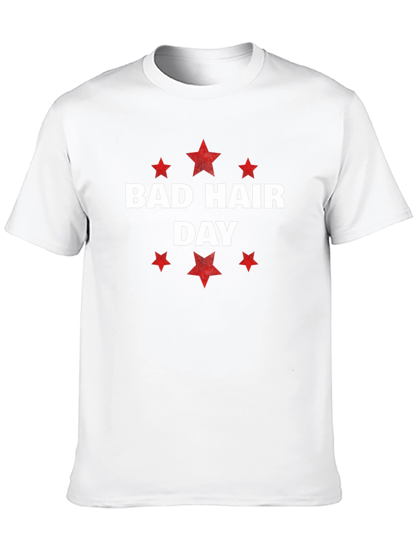 Bad Hair Day Graphic Tee - Unisex Cotton T-Shirt