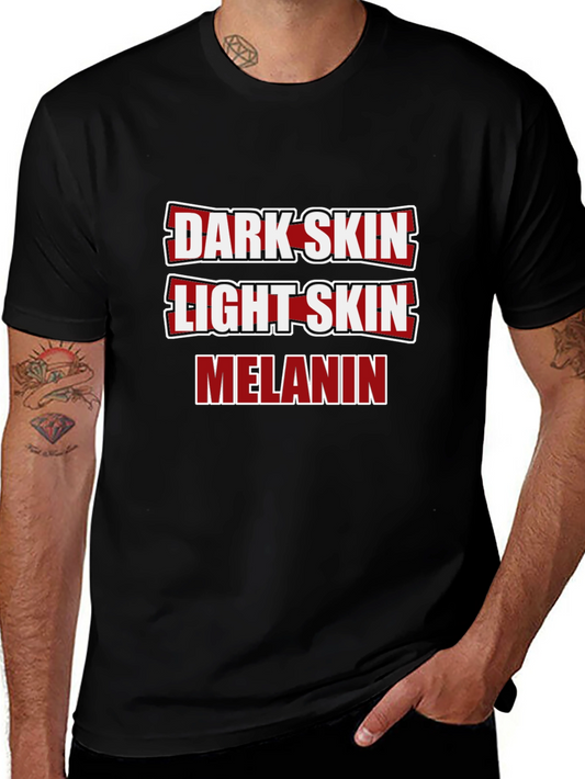 Dark Skin Light Skin Melanin T-Shirt
