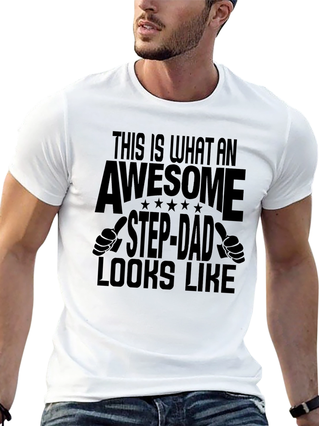 Awesome Step-Dad T-Shirt - Perfect Gift!