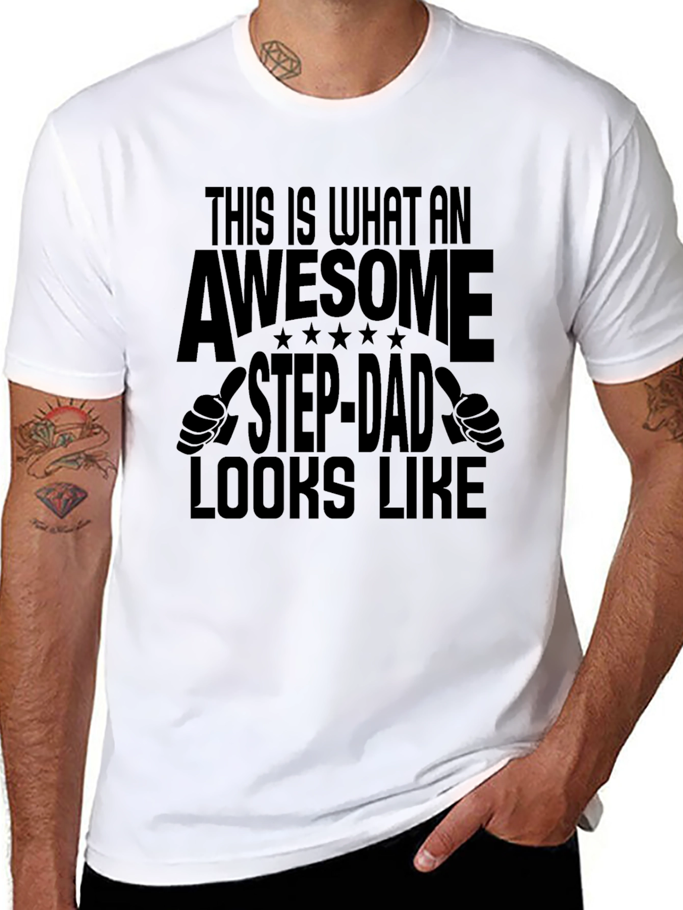 Awesome Step-Dad T-Shirt - Perfect Gift!