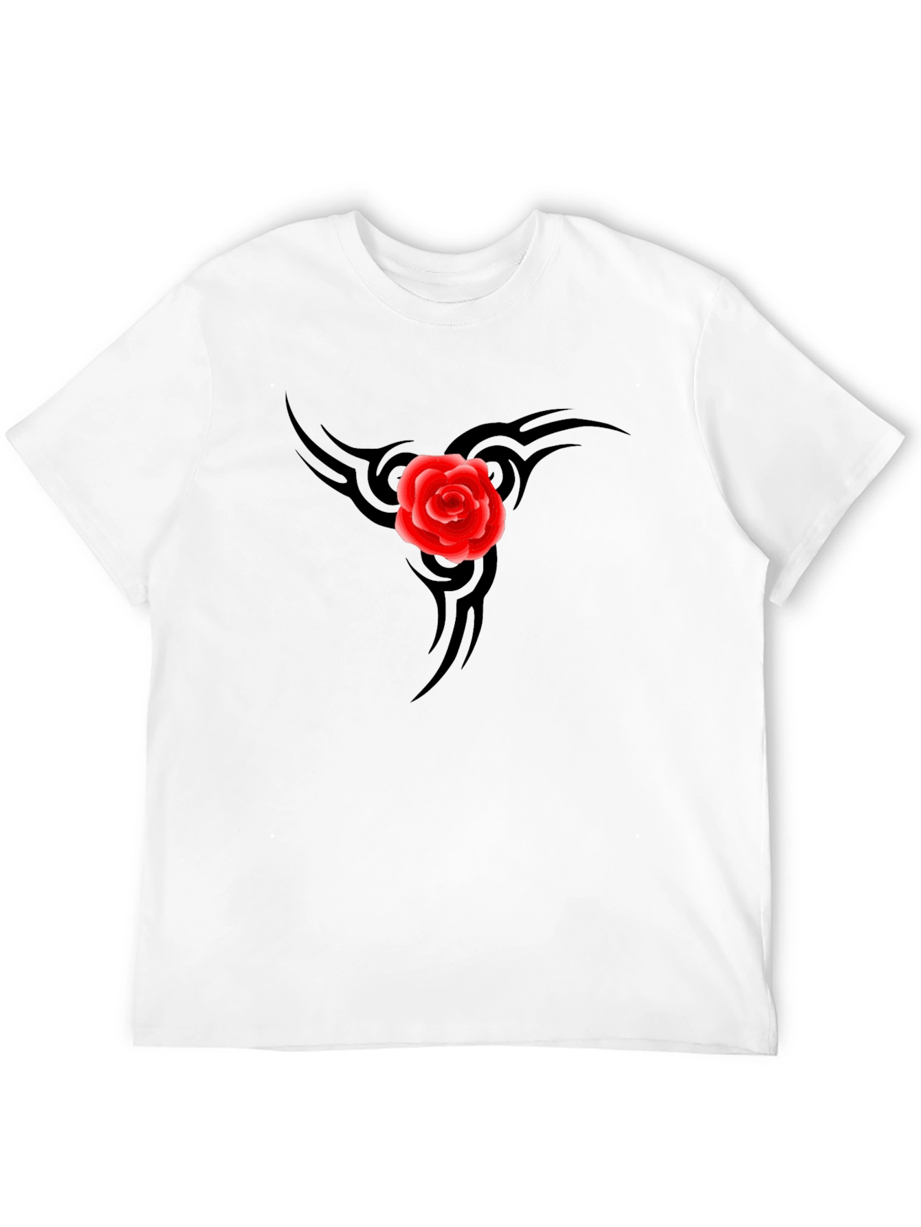Black Rose Tattoo Graphic Tee - Mens