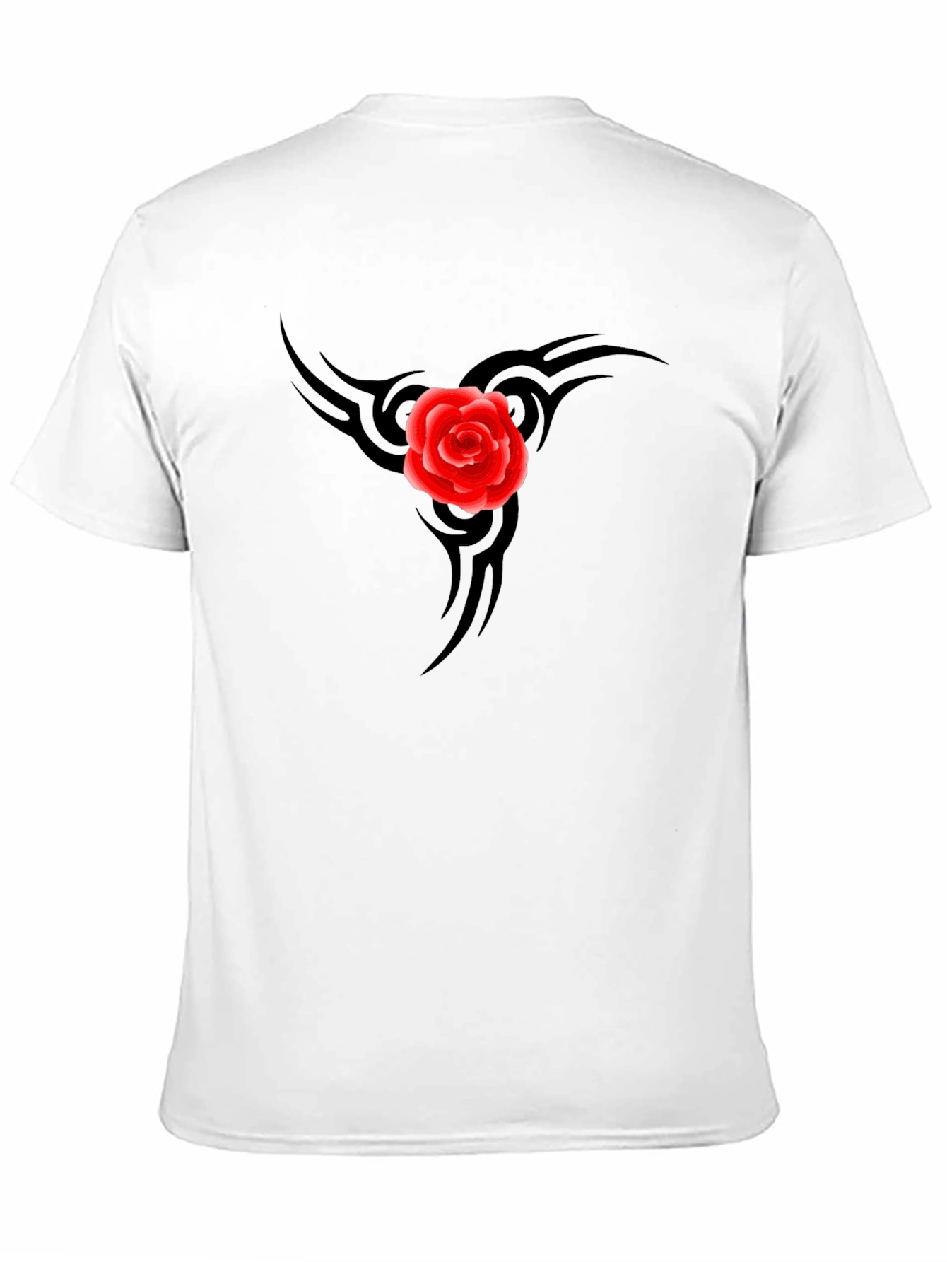 Black Rose Tattoo Graphic Tee - Mens