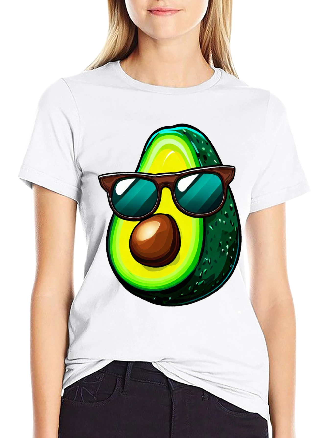 Cool Avocado Graphic T-Shirt